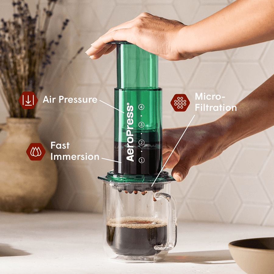 AeroPress Coffee Maker - Clear & Colors - Image 22